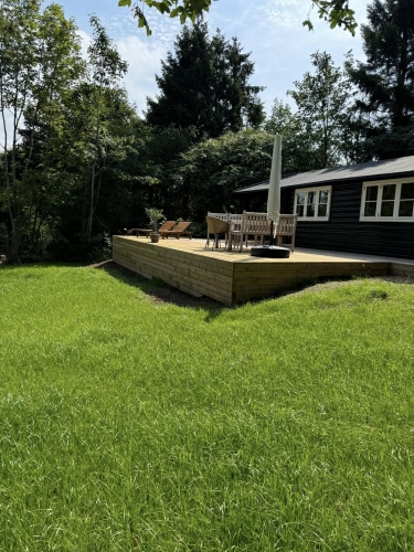 Træterrasse i Slagelse bygget med fokus på flot finish og høj kvalitet