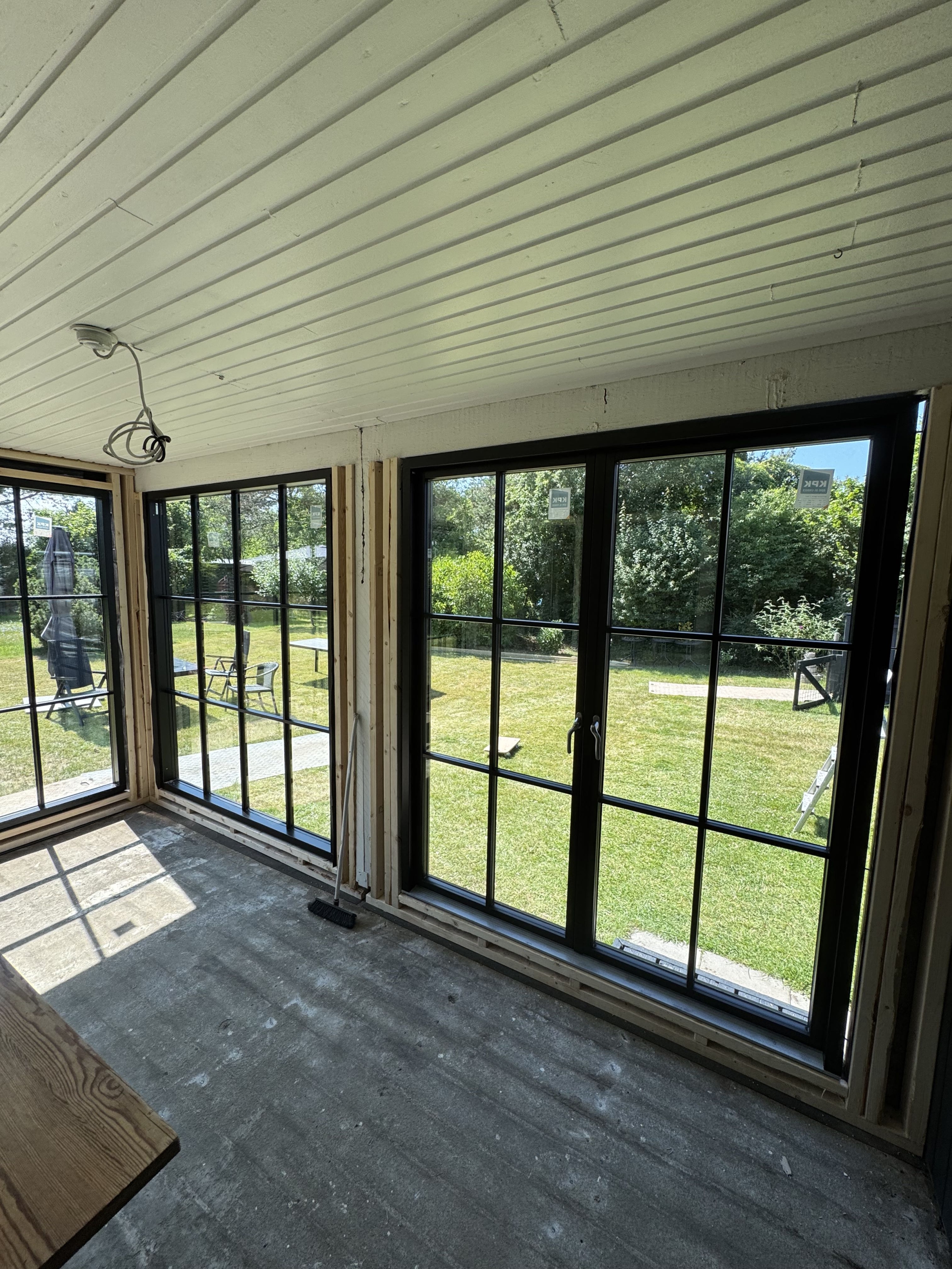 Montering af energirigtige vinduer i parcelhus i Slagelse på Vestsjælland